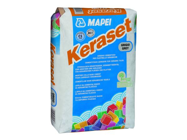 Mapei Keraset – Cementkötésű ragasztó kerámialapokhoz Mapei Keraset – Cementkötésű ragasztó kerámialapokhoz