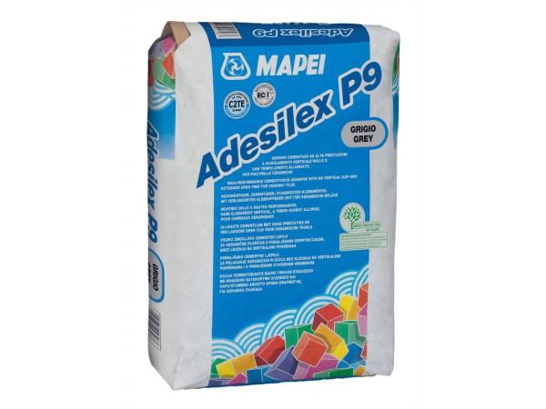 Mapei Adesilex P9 - Cementkötésű ragasztó kerámia és természetes kő burkolatokhoz Mapei Adesilex P9 - Cementkötésű ragasztó kerámia és természetes kő burkolatokhoz