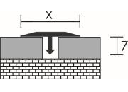 T-profilok, 2,5 m T-profilok, 2,5 m